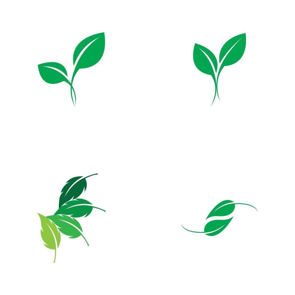 green leaf ecology nature element vector