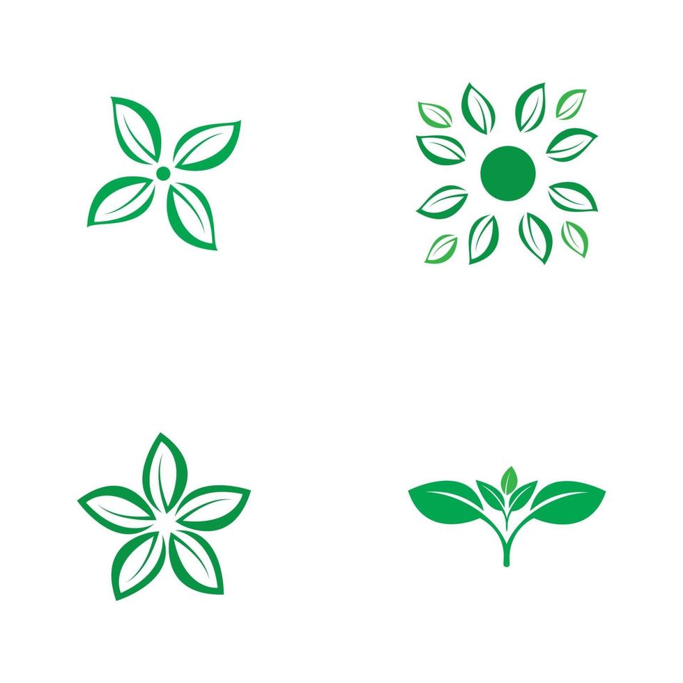 green leaf ecology nature element vector