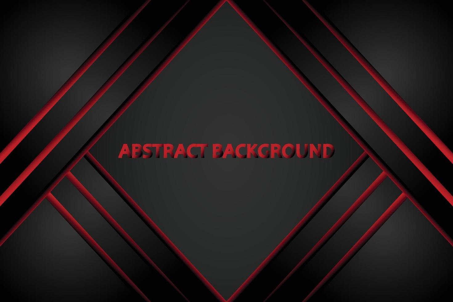 abstract balck and red background vector