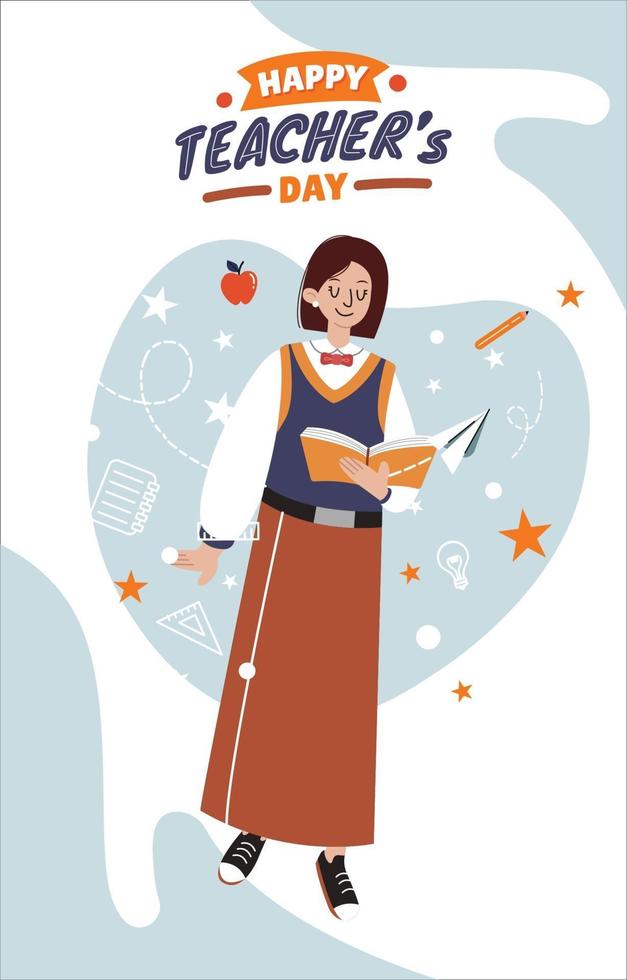 Teacher Day Appreciation Concept vector