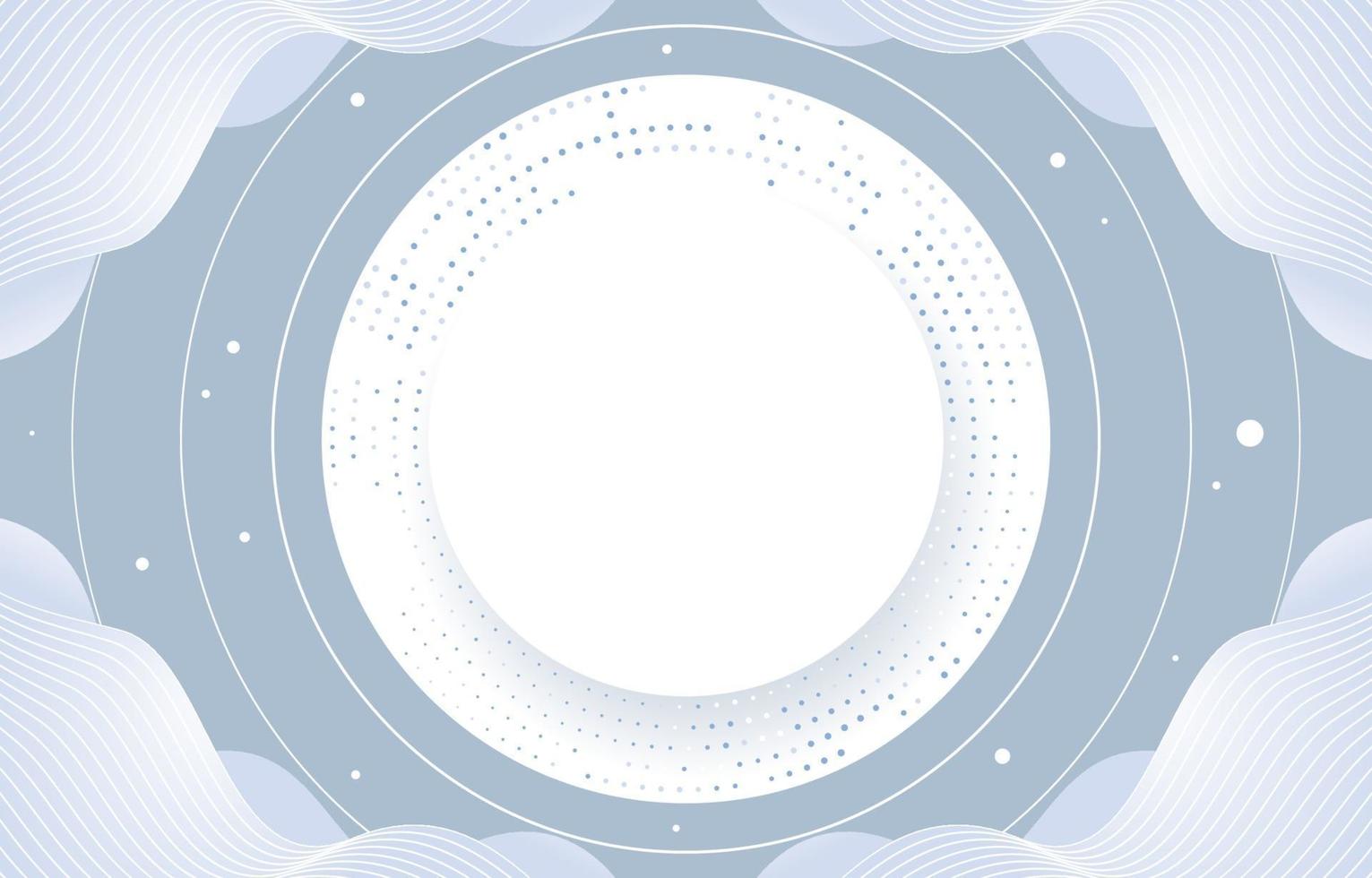fondo elegante circulo blanco vector