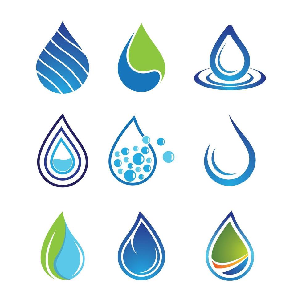 Water drop logo images 3231262 Vector Art at Vecteezy