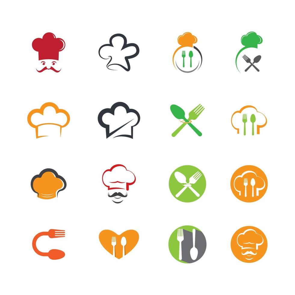 imagenes de chef logo vector