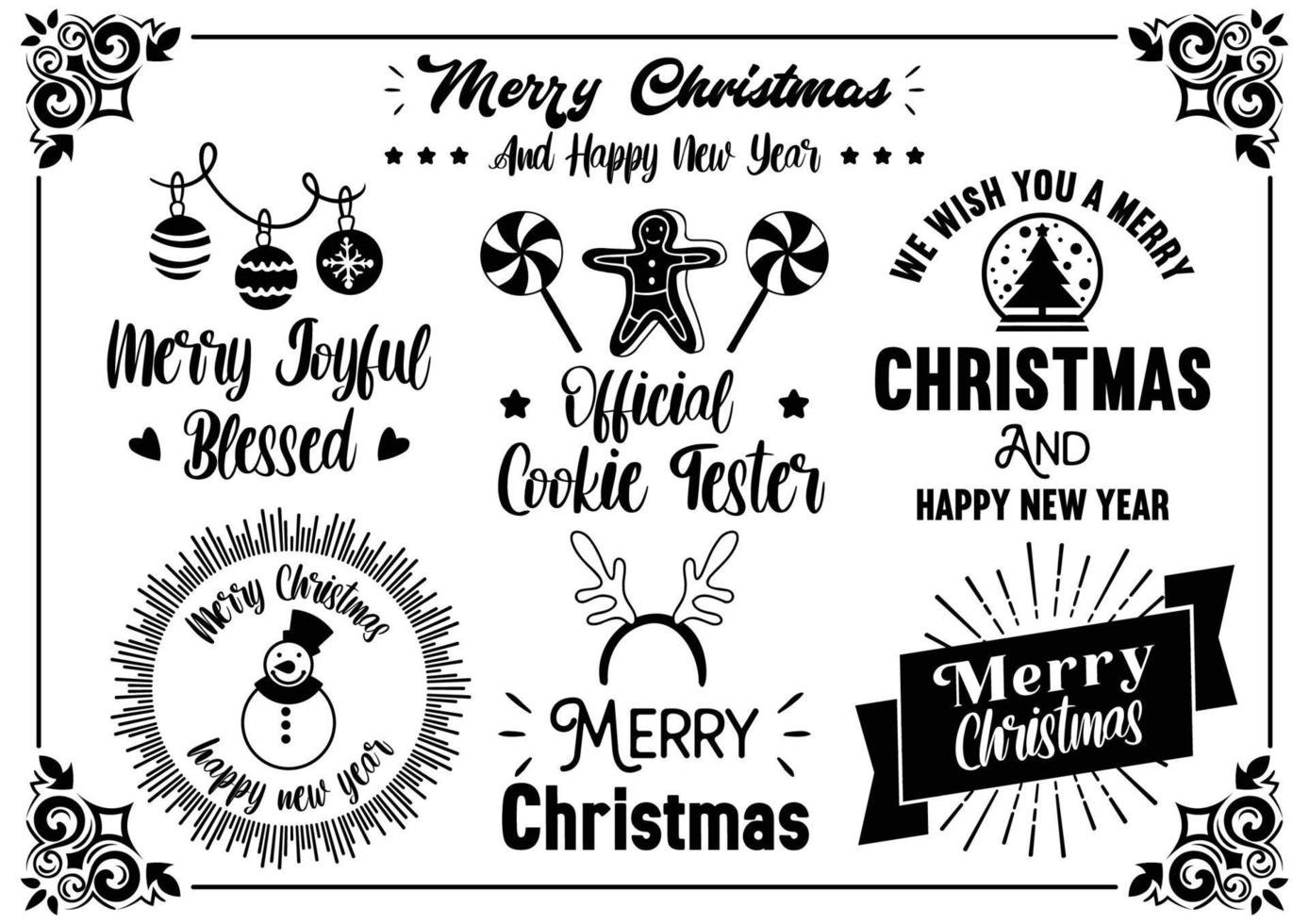 Christmas quote illustration Vector for banner