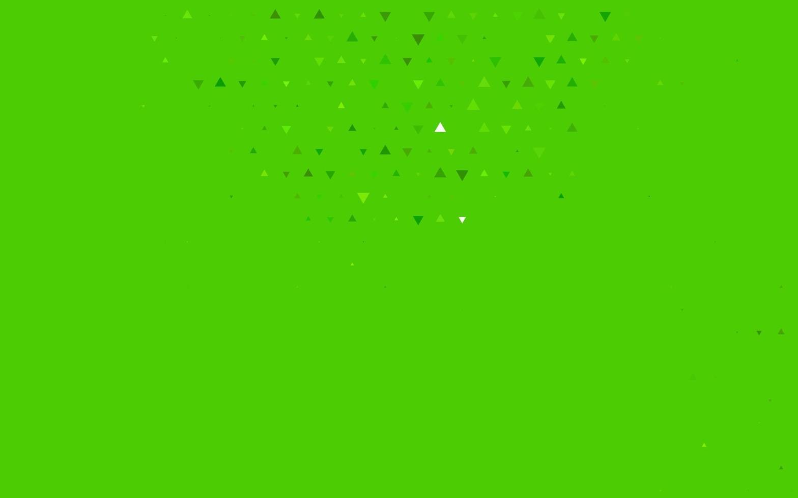 Light Green vector background with triangles.