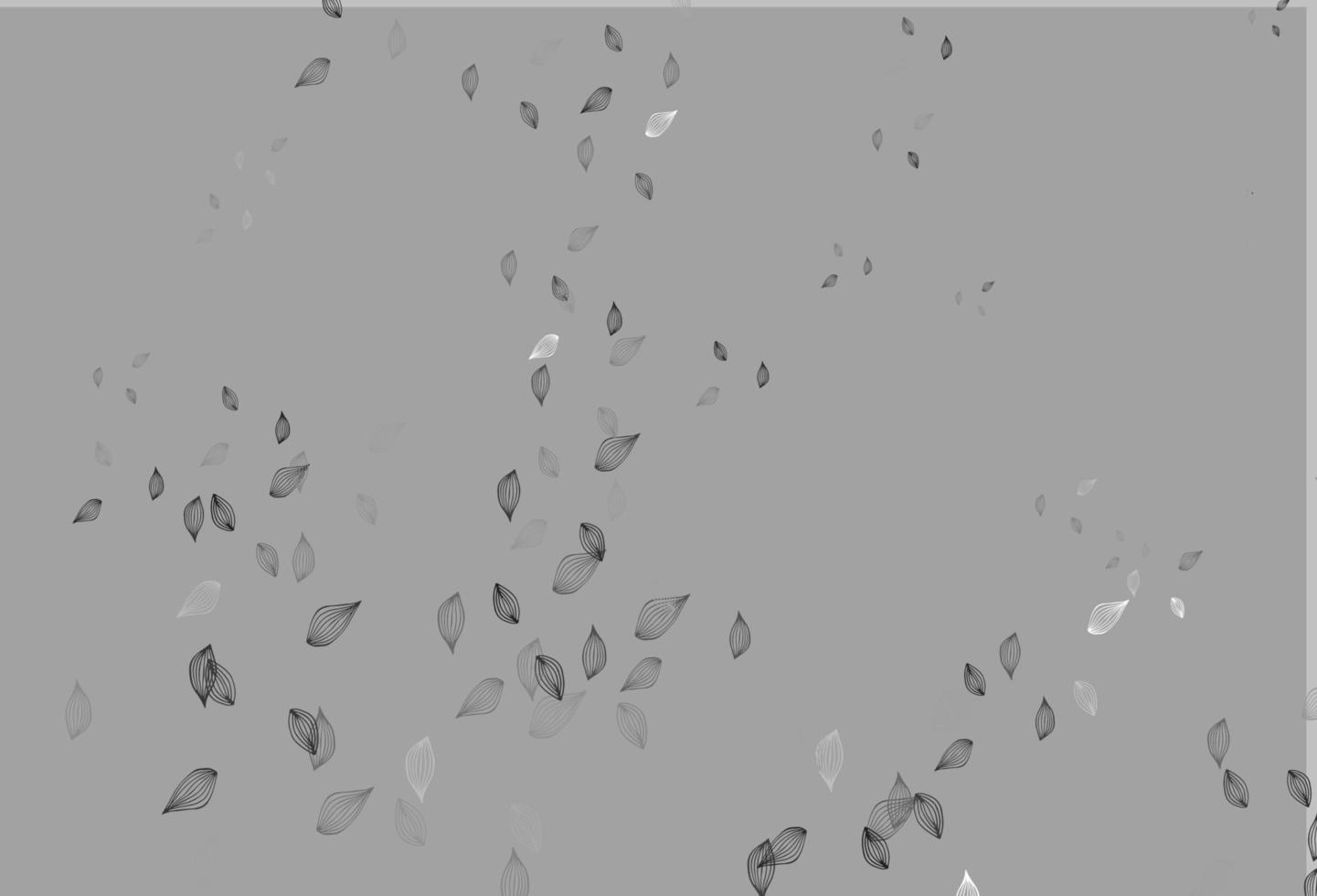 Light Silver, Gray vector doodle pattern.