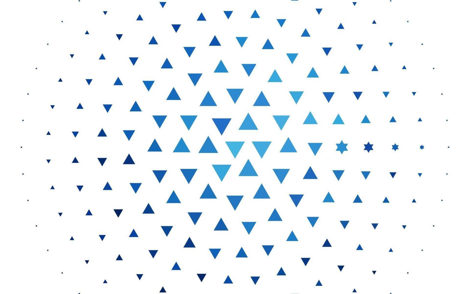 Light BLUE vector backdrop with lines, triangles.