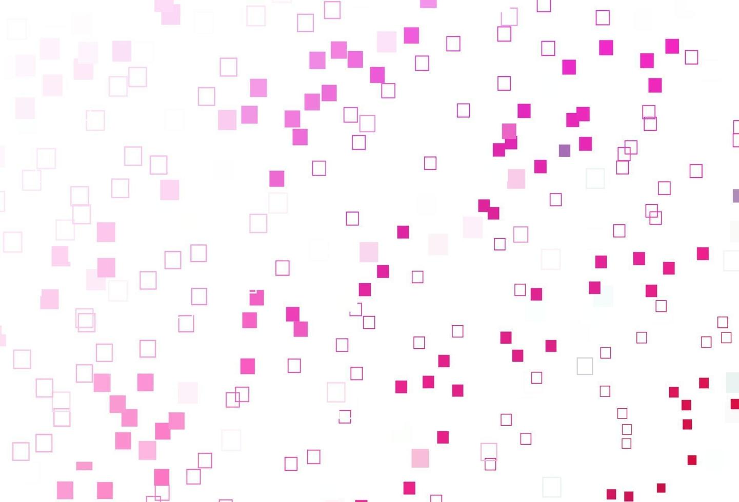 Light Pink vector pattern with crystals, rectangles.