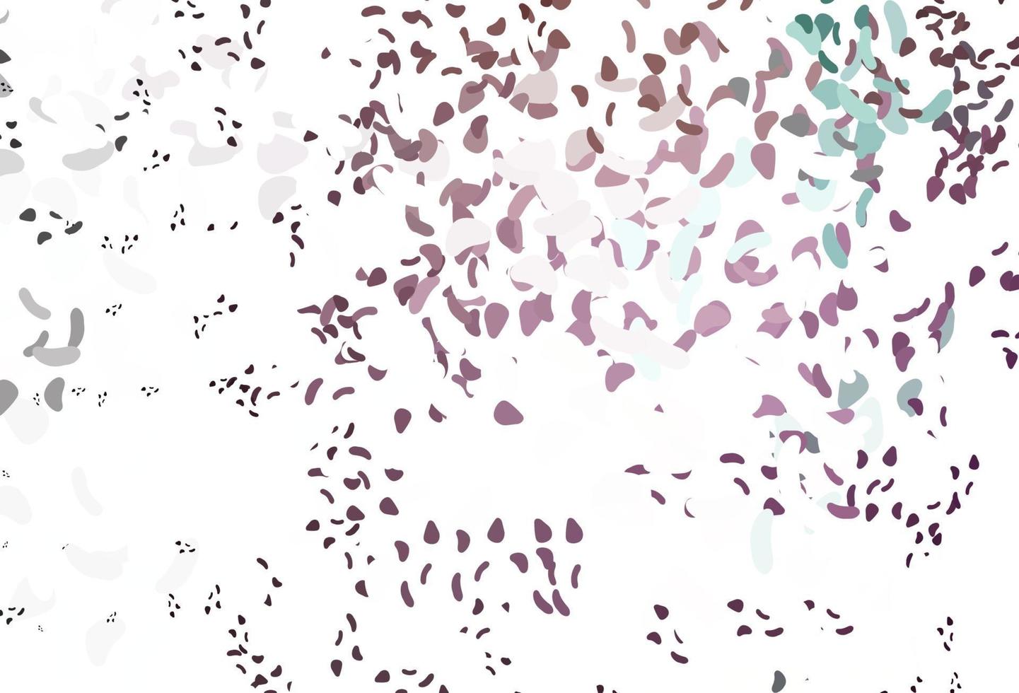 Light Pink vector pattern with chaotic shapes.