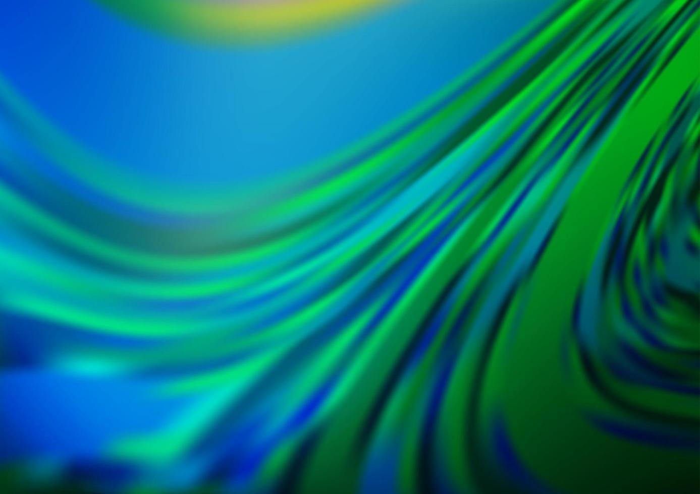 plantilla abstracta de vector azul claro, verde.