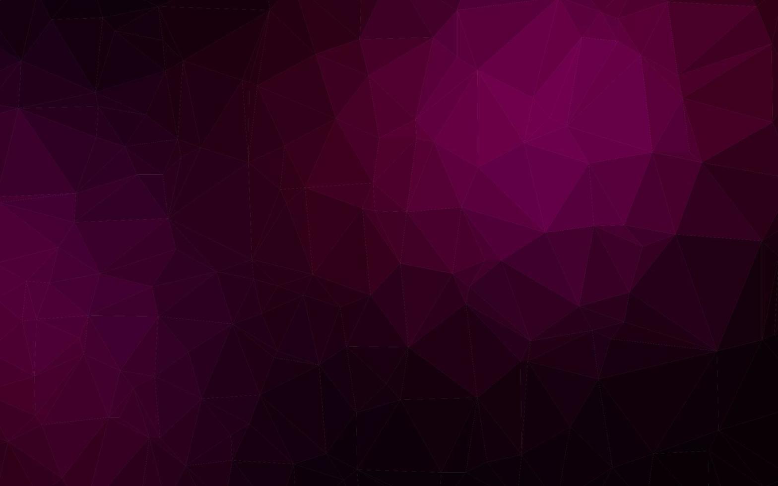 Dark Purple vector triangle mosaic texture.