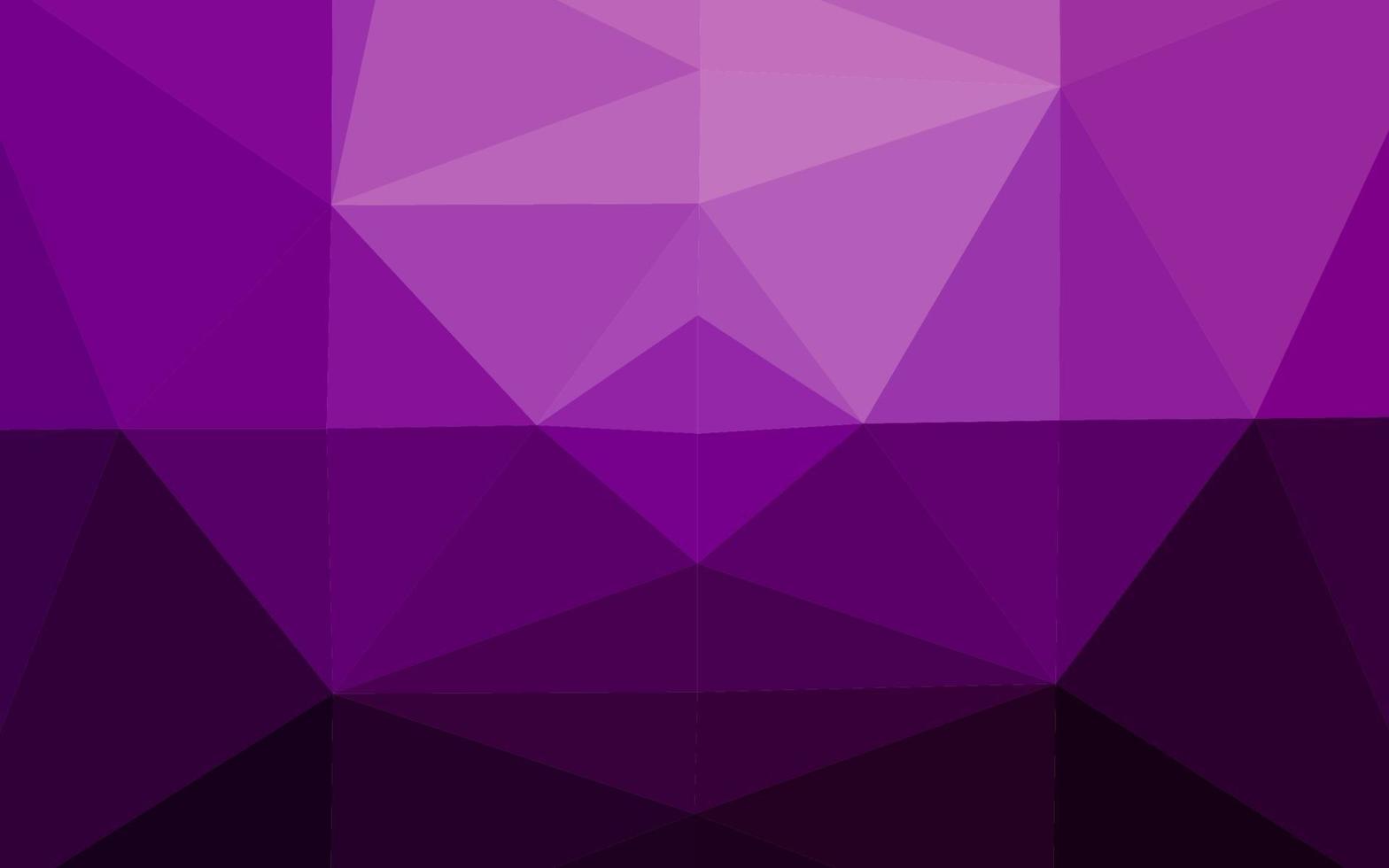 Dark Purple vector low poly cover.