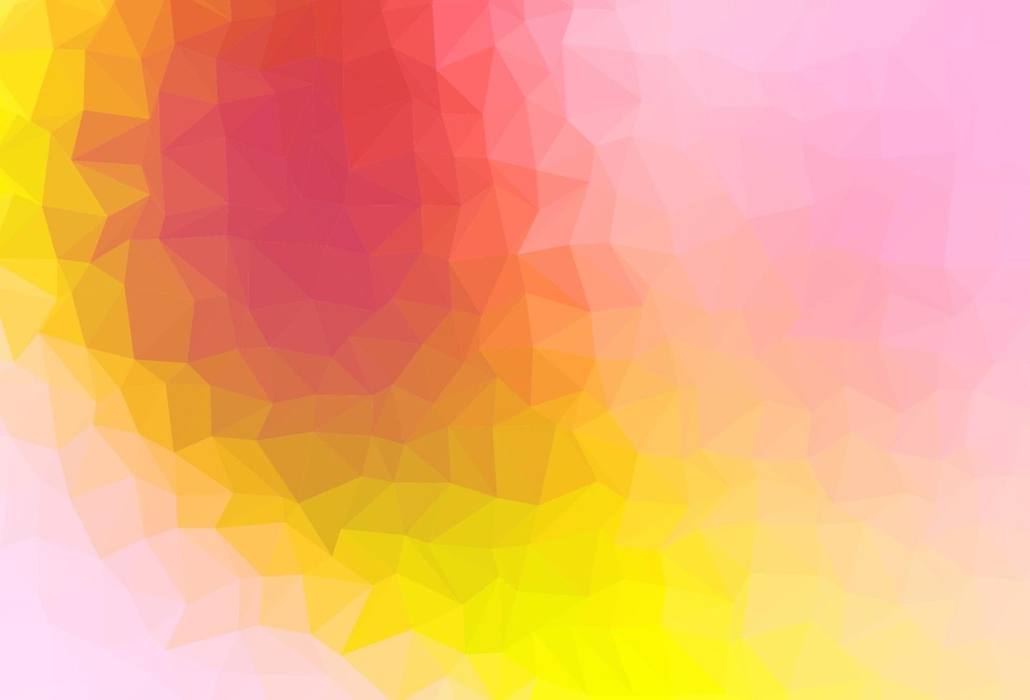 Light Pink, Yellow vector low poly texture.