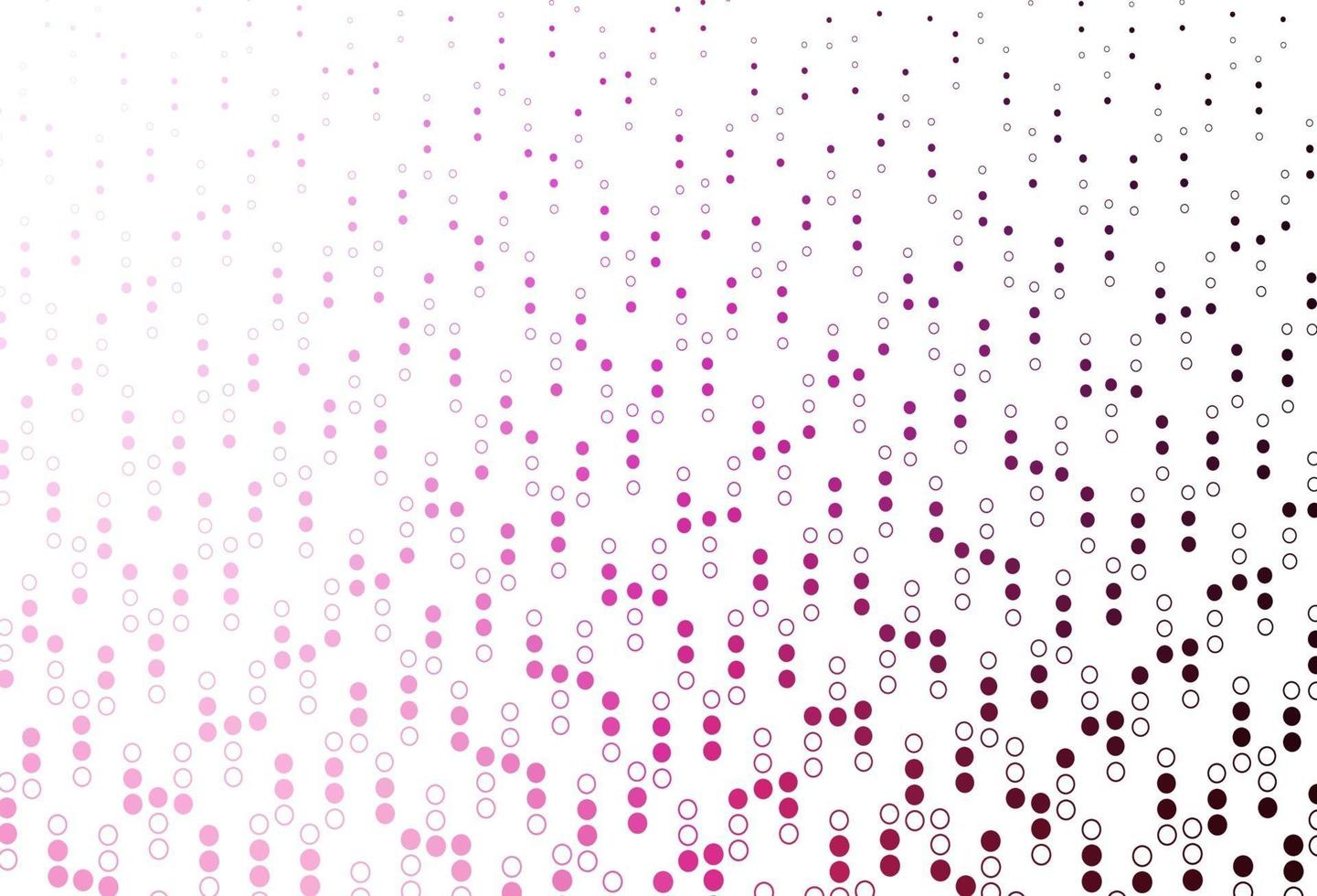 Light Pink vector pattern with spheres.