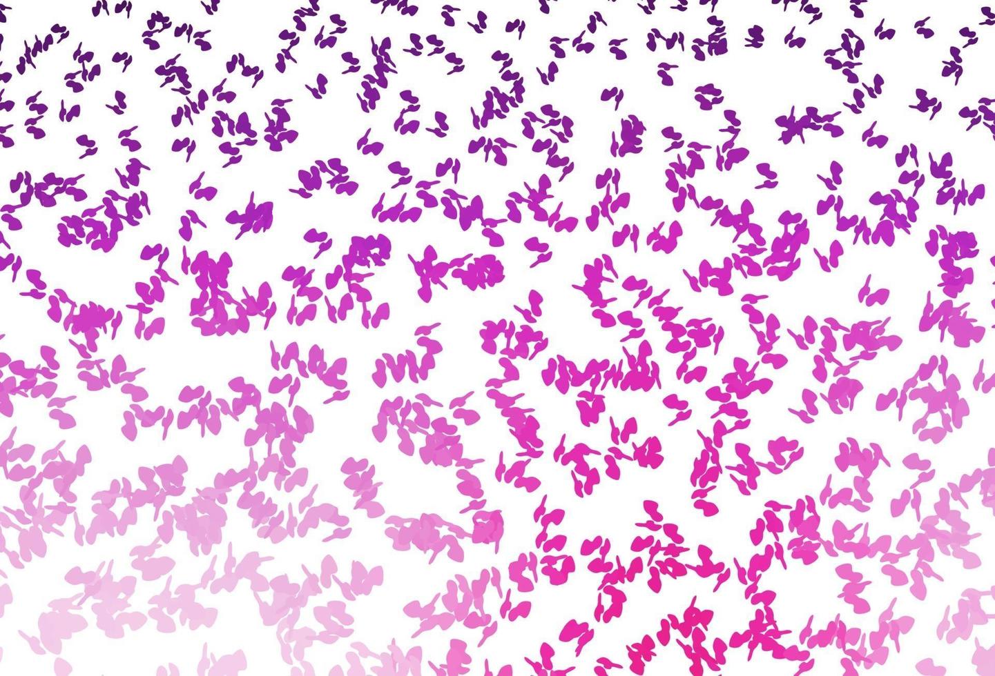 Light Pink vector template with memphis shapes.