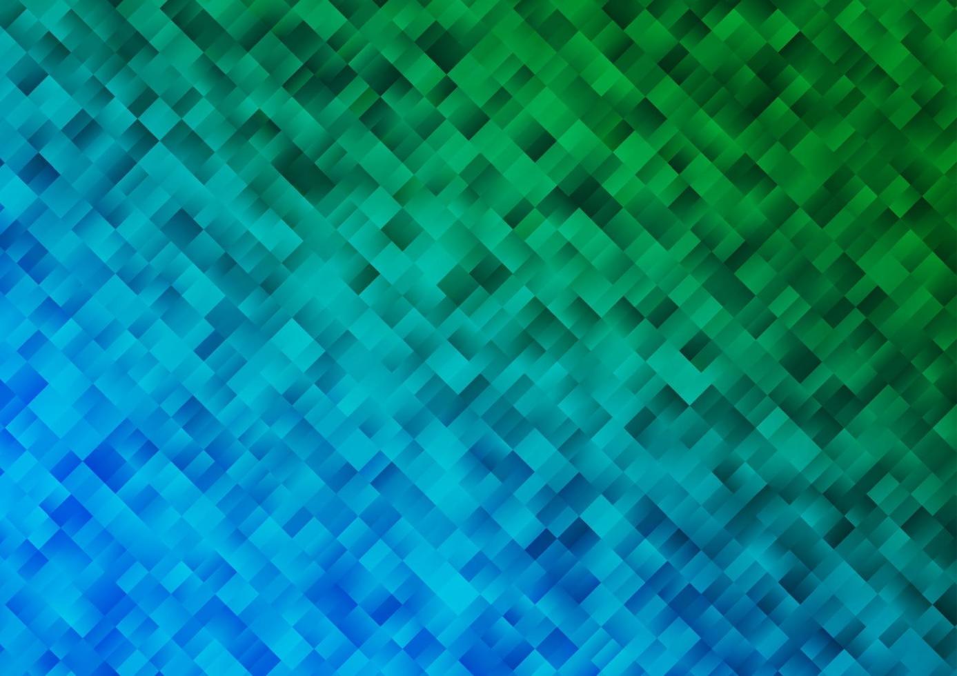 Fondo de vector azul claro, verde con rectángulos.