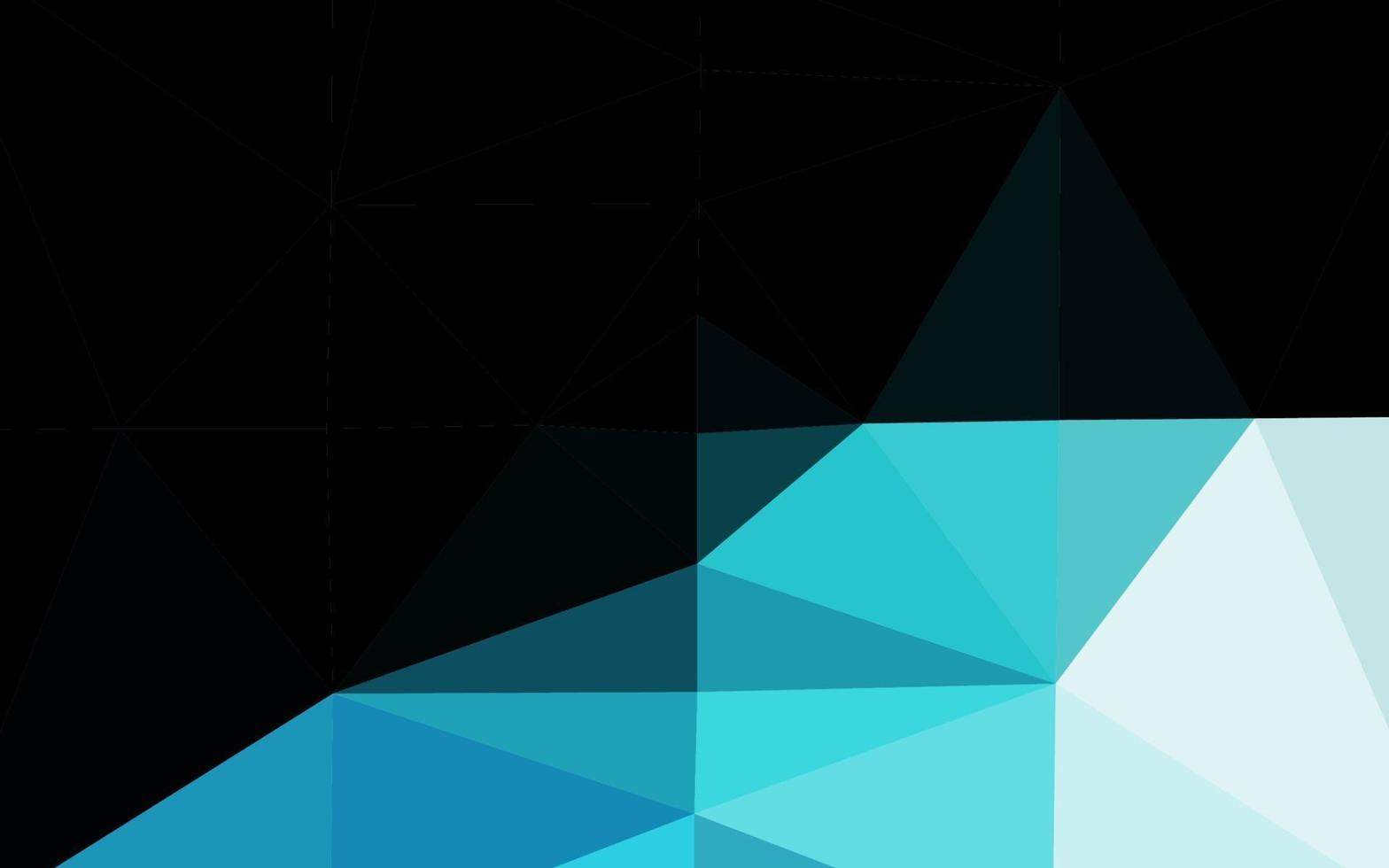 Light BLUE vector triangle mosaic cover.