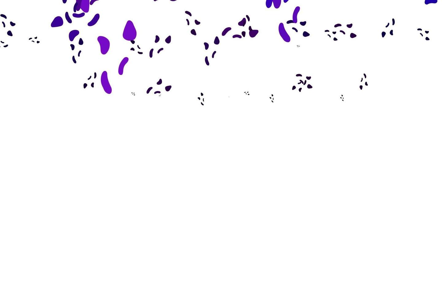 Light Purple vector pattern with chaotic shapes.