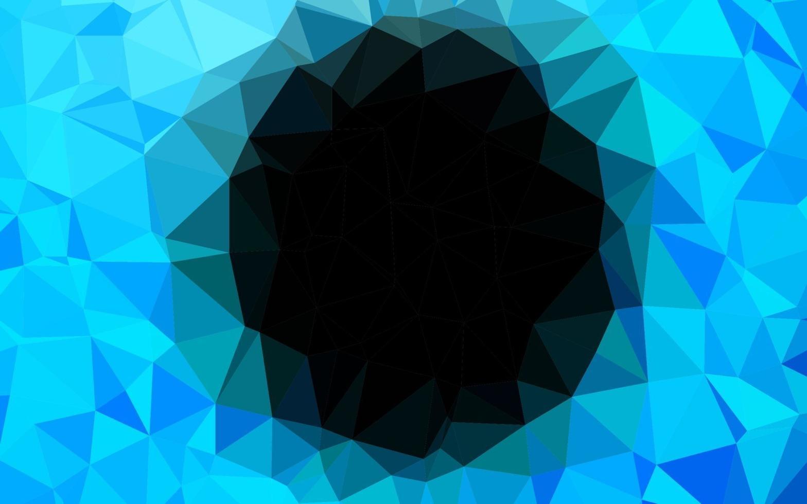 Light BLUE vector polygonal background.