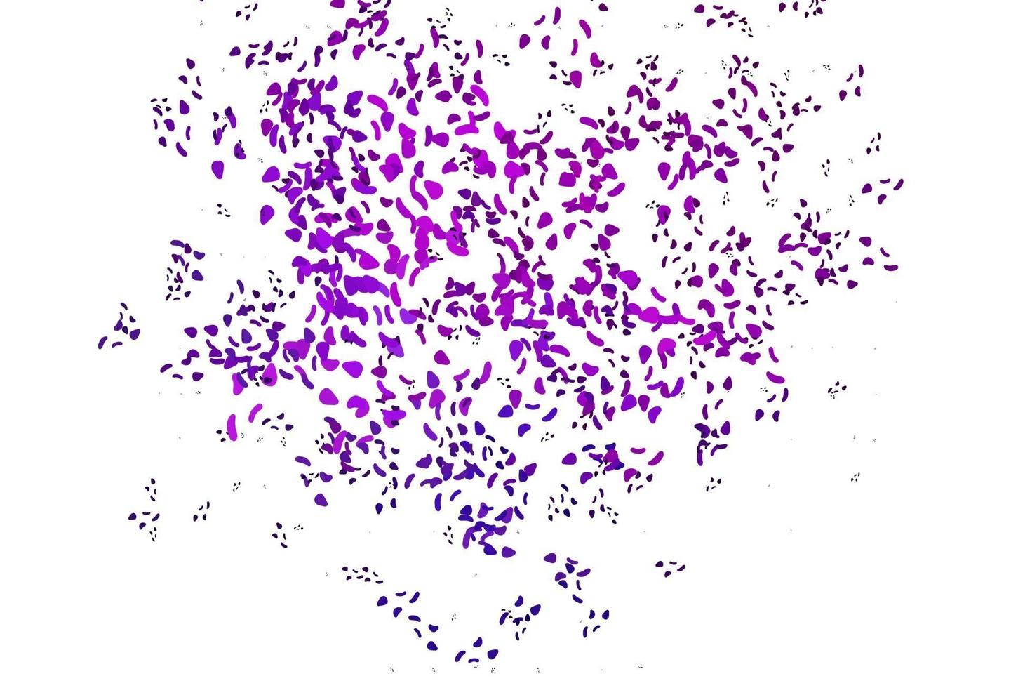 patrón de vector rosa claro, azul con formas caóticas.