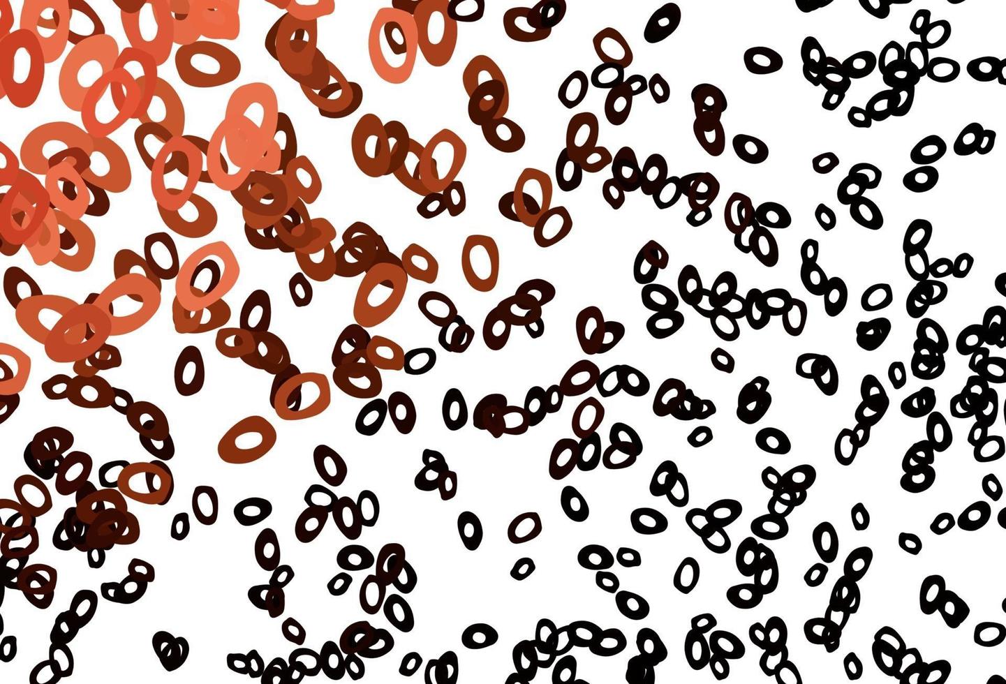 Dark Red vector texture with disks.