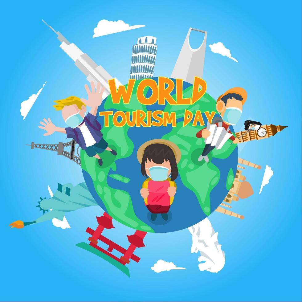 WORLD TOURISM DAY vector