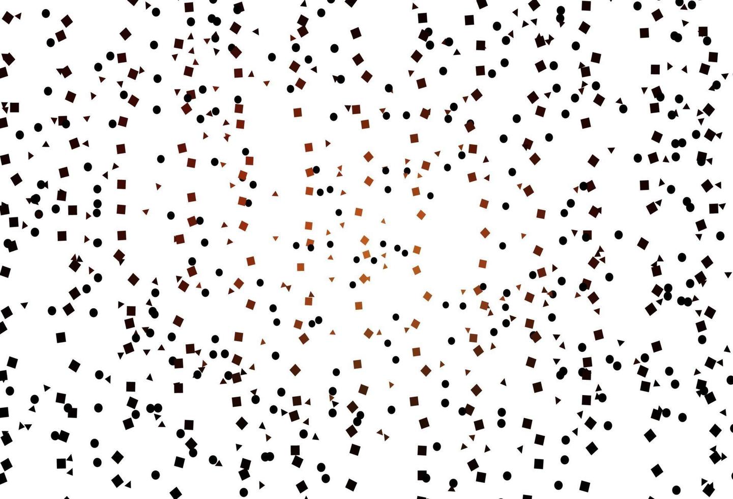 Light Red vector template with crystals, circles, squares.