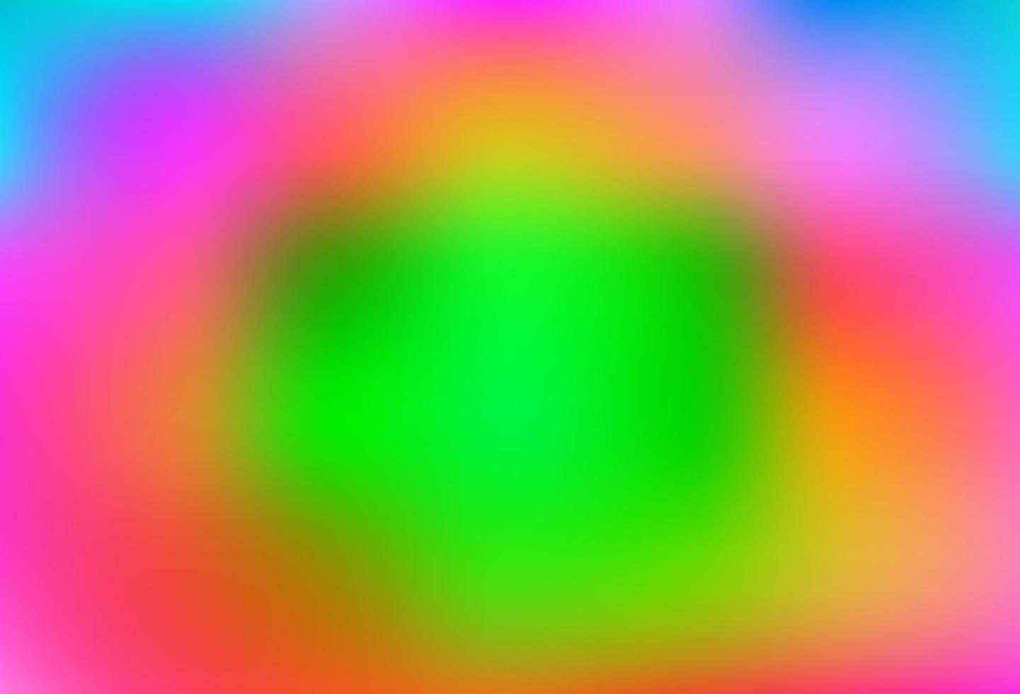Light Multicolor, Rainbow vector blurred and colored background.
