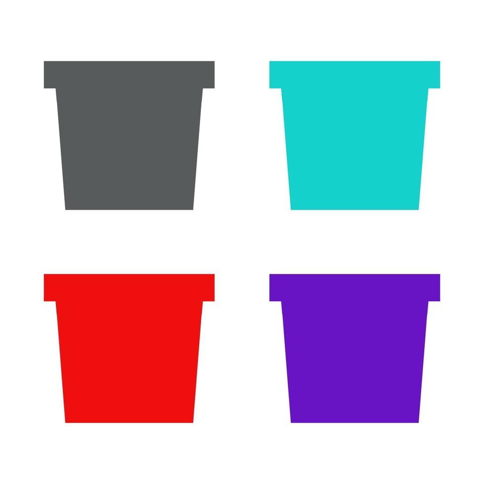 Vase illustrated on a white background vector