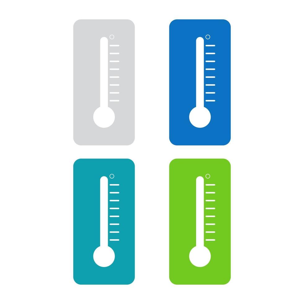 Thermometer illustrated on a white background vector