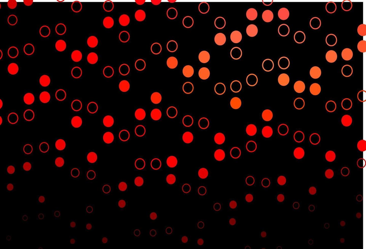 Telón de fondo de vector rojo oscuro con puntos.