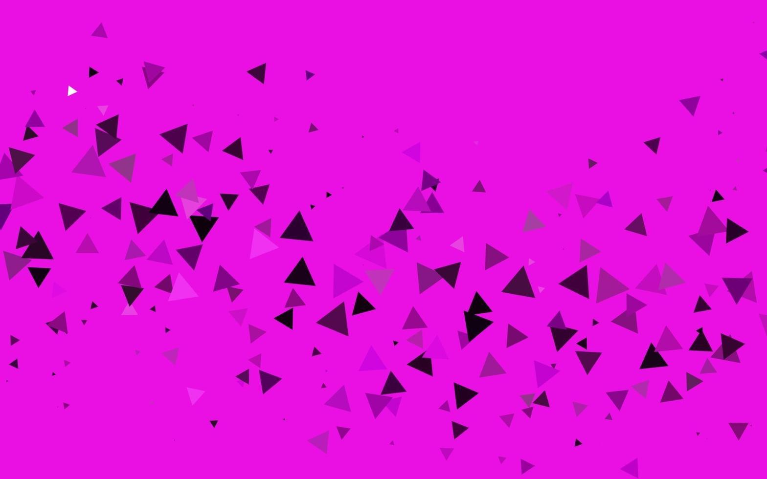 Light Purple vector background with triangles.