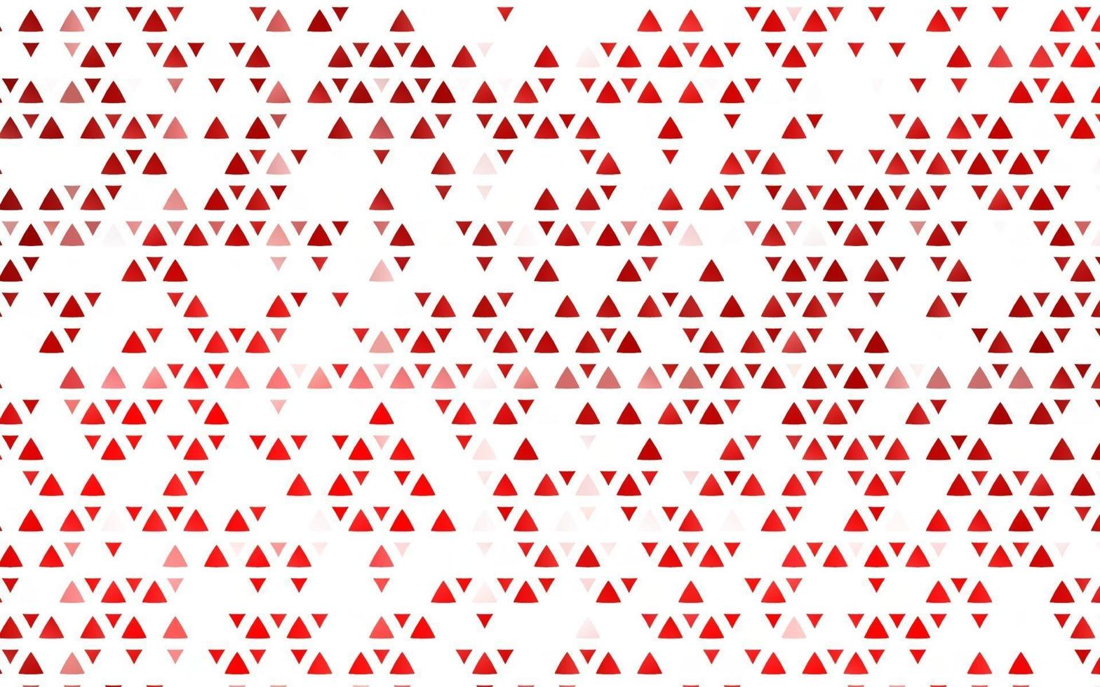 Light Red vector backdrop with lines, triangles.