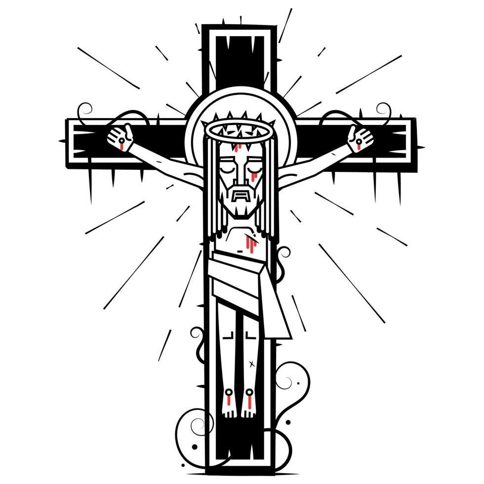 jesucristo, el hijo de dios vector