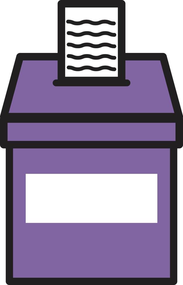 Paper Slipping in Suggestion, Ideas, Feed back Box vector