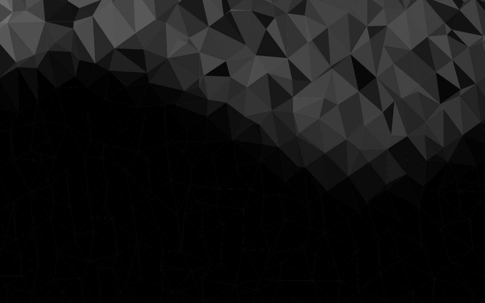 plata oscura, telón de fondo de mosaico abstracto vector gris.