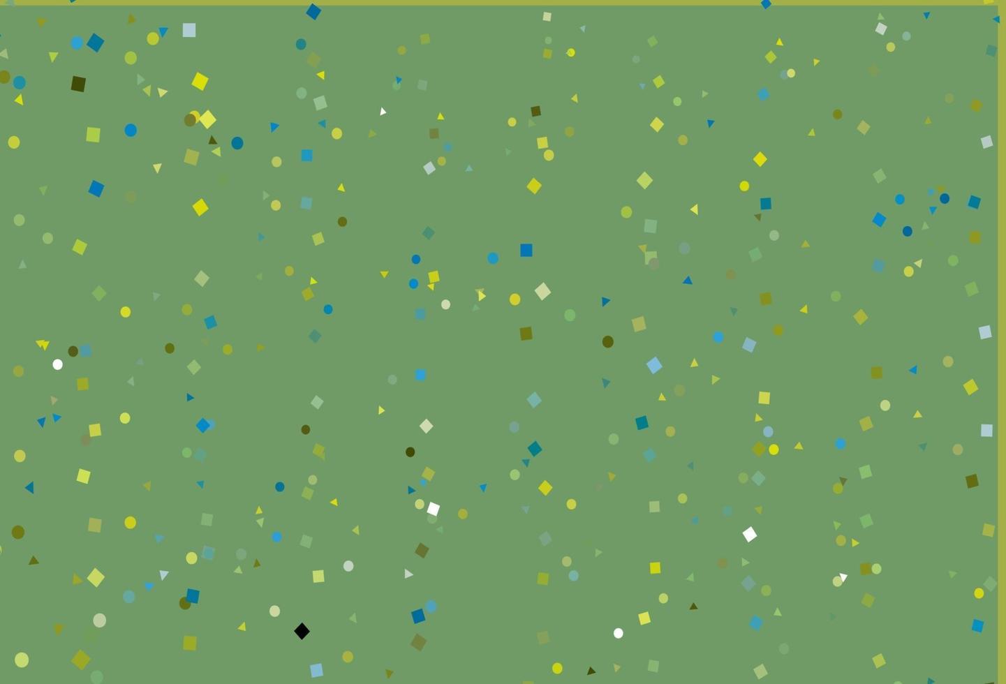 Light Blue, Yellow vector backdrop with lines, circles, rhombus.