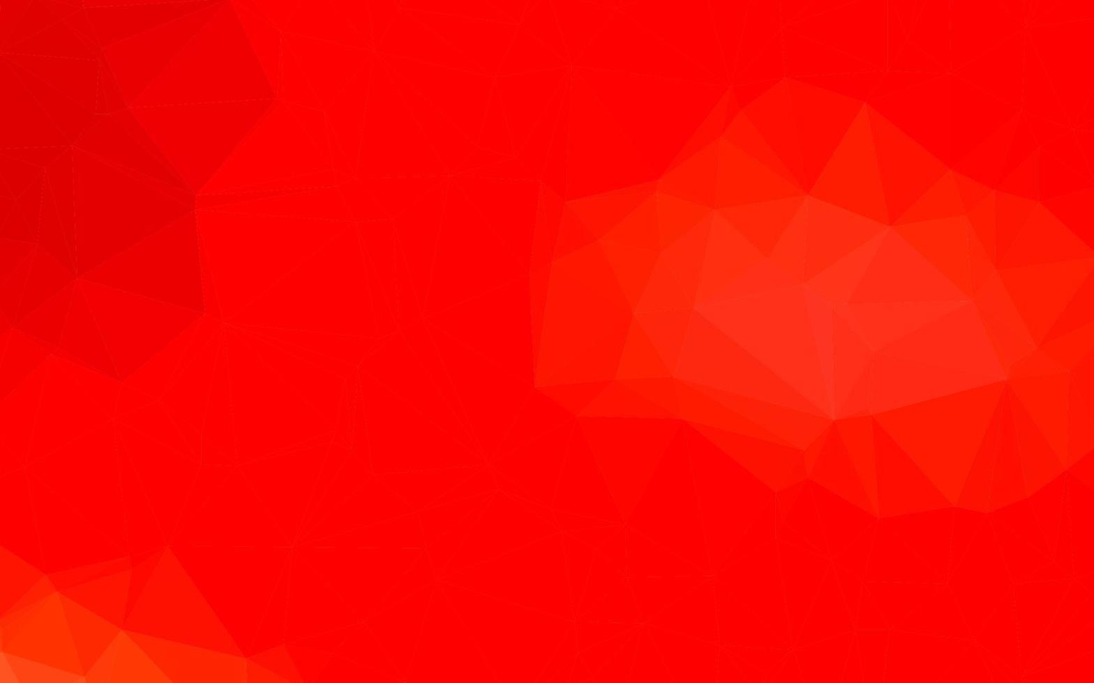 Light Red vector abstract polygonal texture.