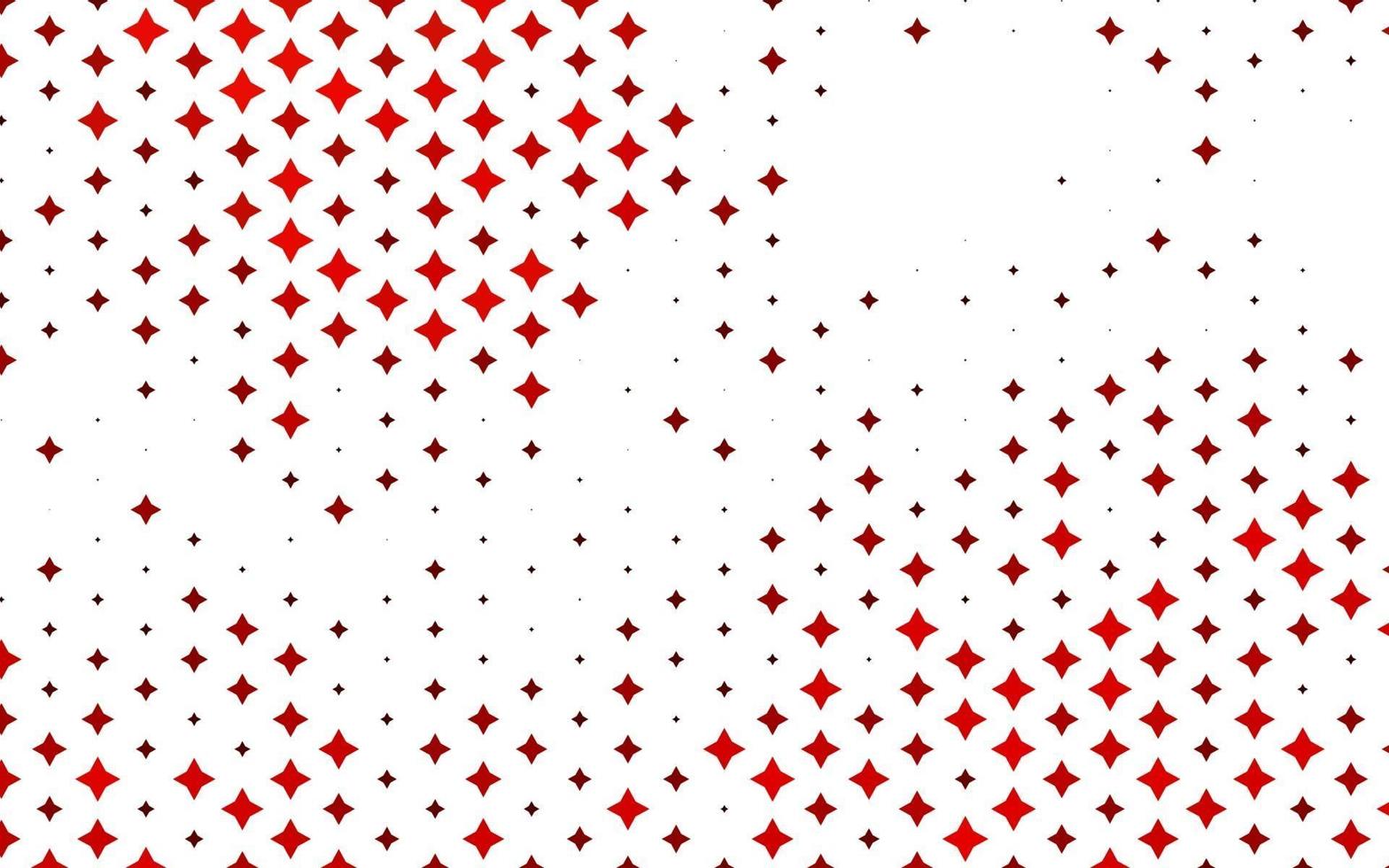 Light Red vector pattern with christmas stars.