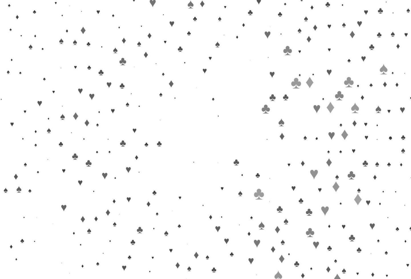 Light Silver, Gray vector cover with symbols of gamble.