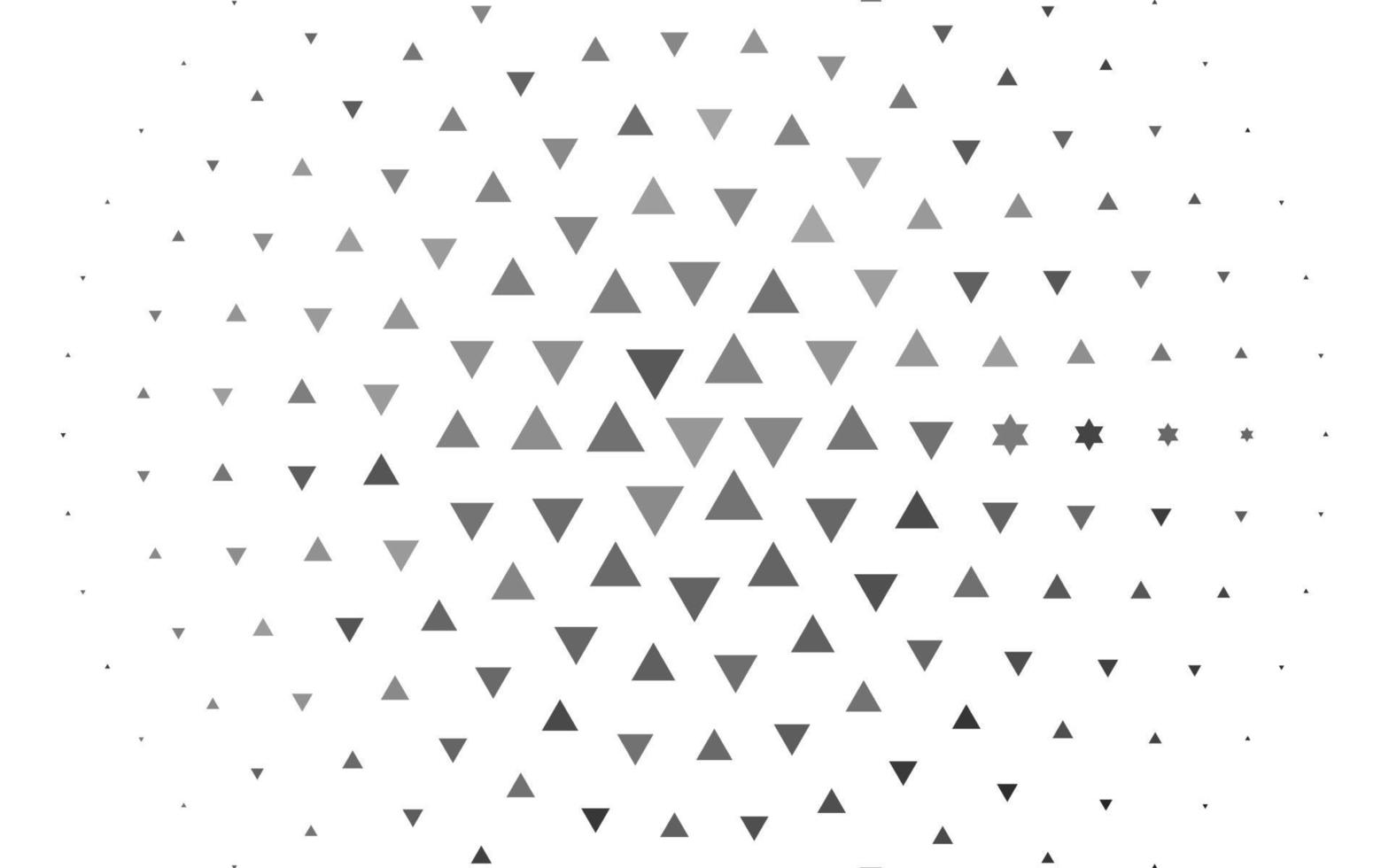 Light Silver, Gray vector layout with lines, triangles.