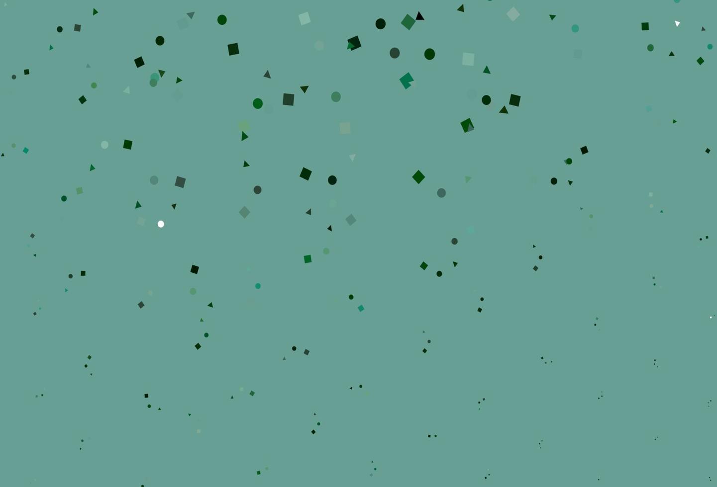 Light Green vector layout with circles, lines, rectangles.