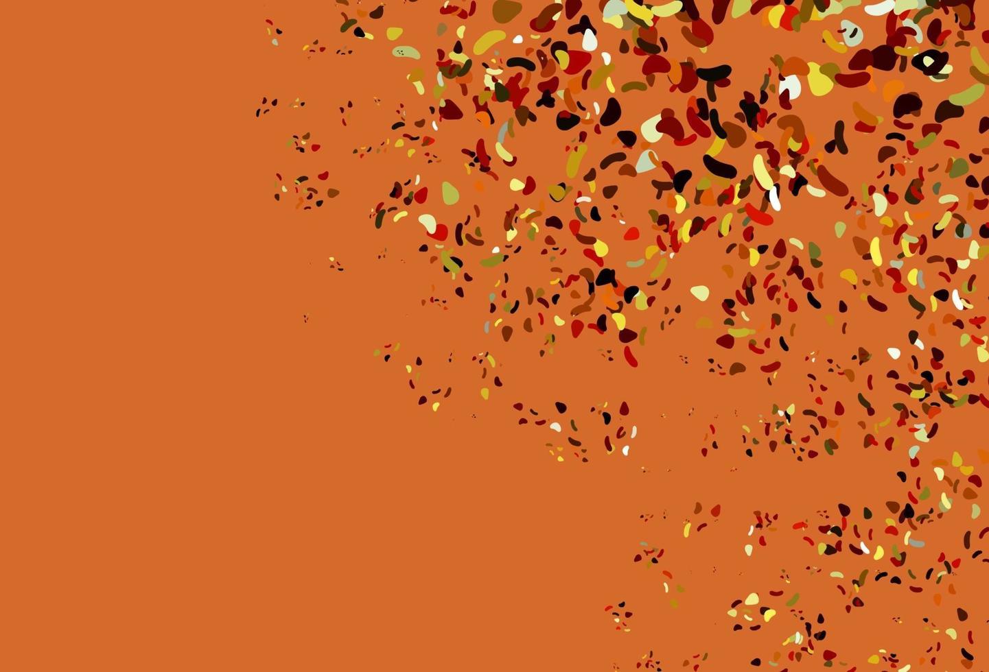 Light Green, Red vector pattern with chaotic shapes.