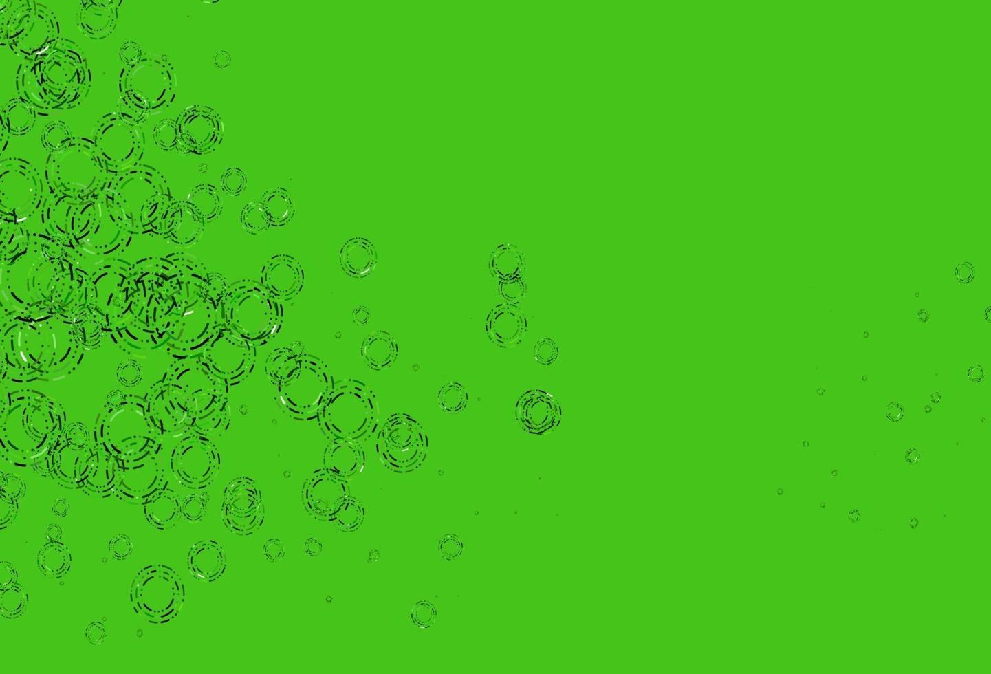 Light Green vector cover with spots.