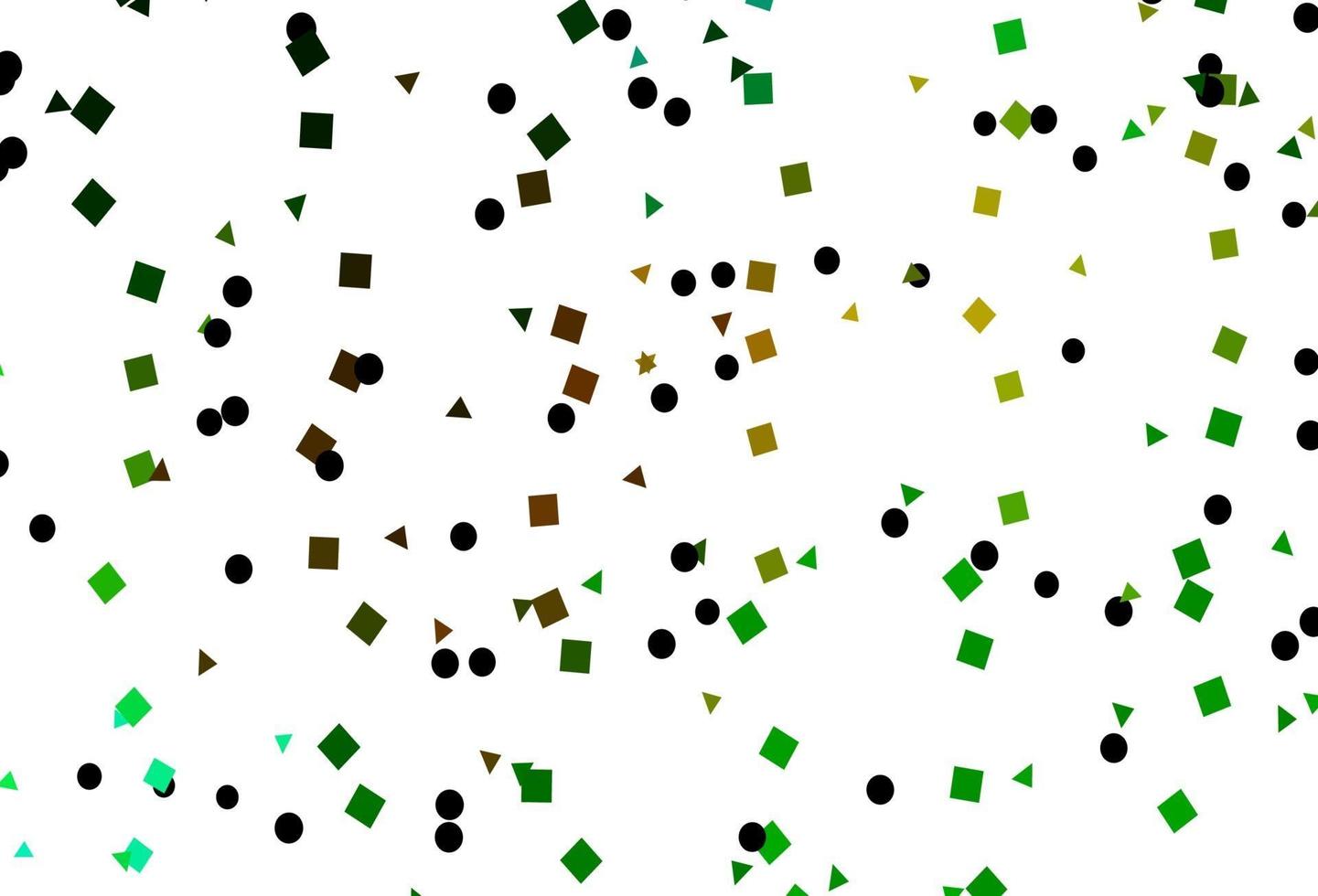 Light Green, Yellow vector backdrop with lines, circles, rhombus.