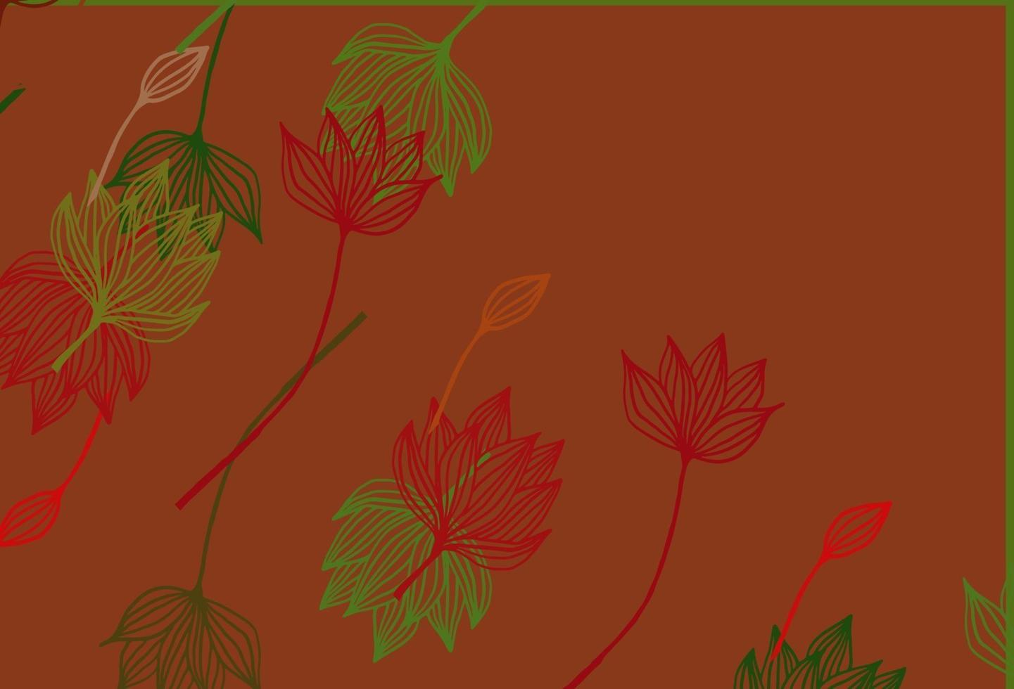 Light Green, Red vector hand painted backdrop.