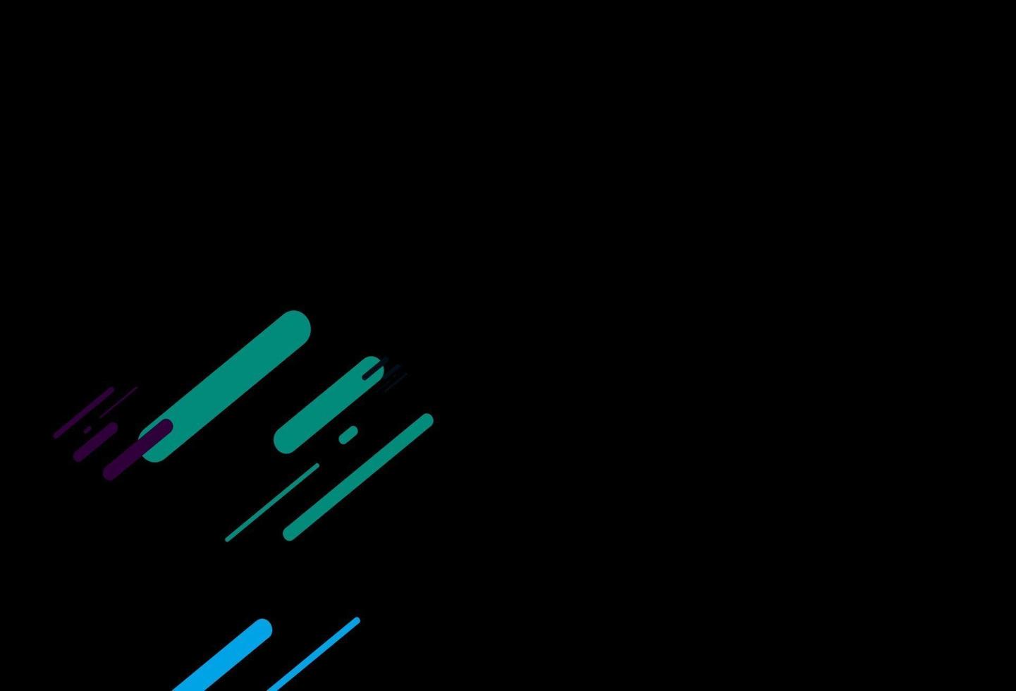 Dark Multicolor, Rainbow vector template with repeated sticks.