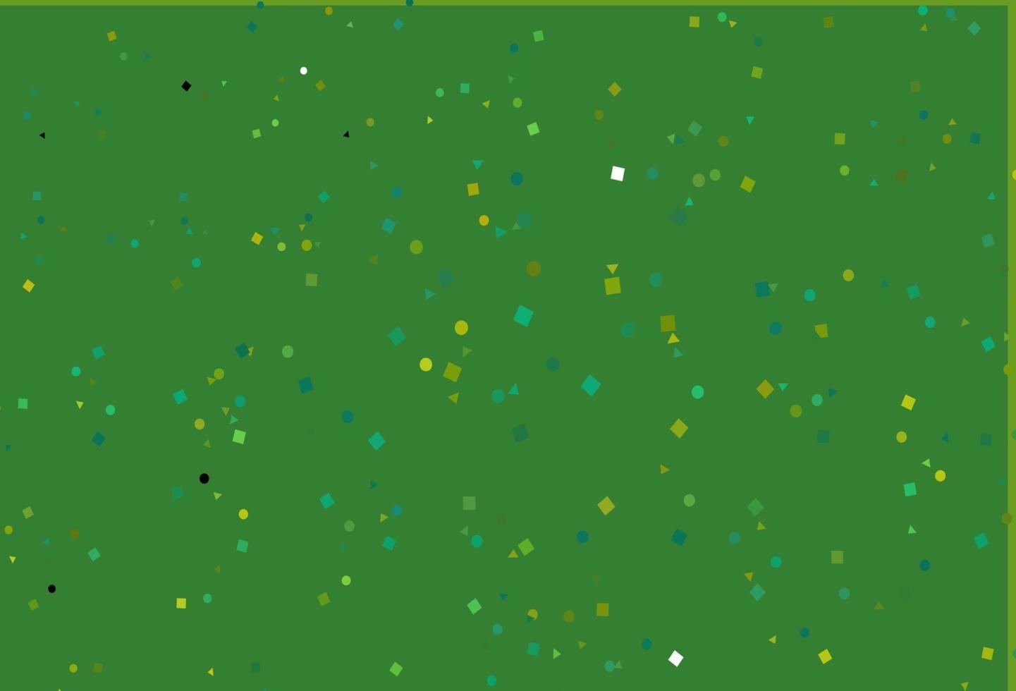 Light Green, Yellow vector backdrop with lines, circles, rhombus.