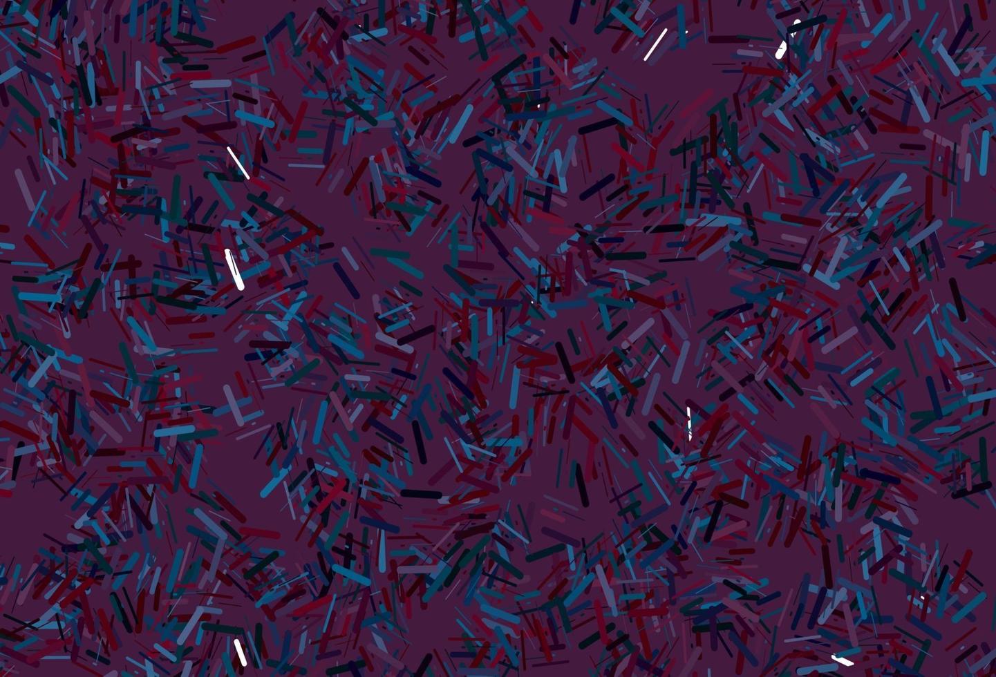 Dark green, red vector layout with flat lines.