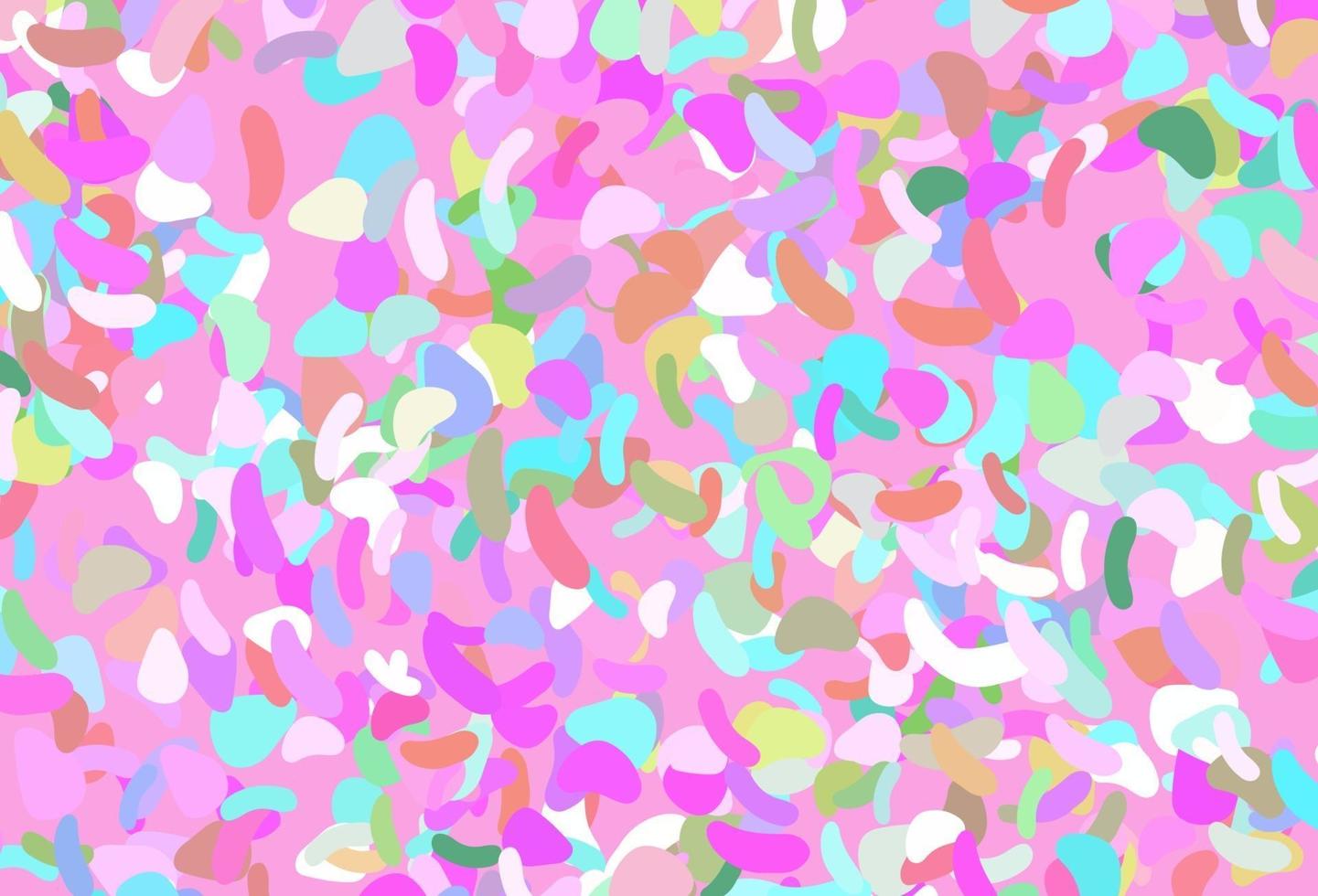 Light Multicolor, Rainbow vector texture with random forms.